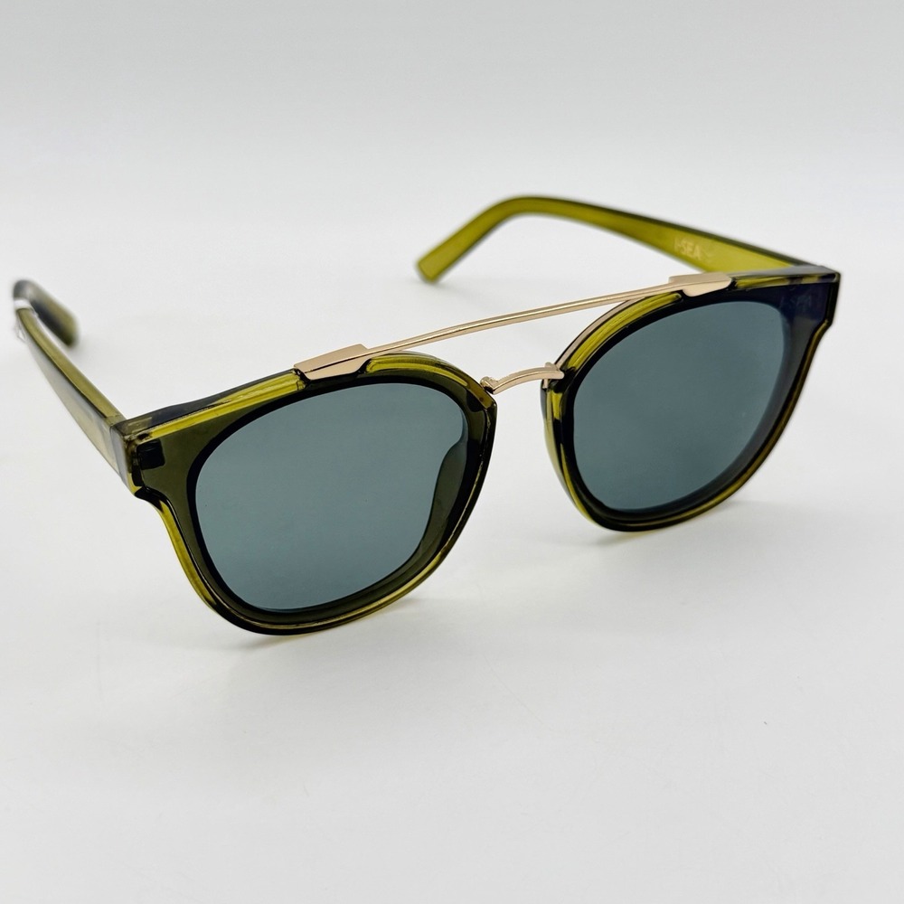 I Sea Sunglasses Women Polarized Green Topanga EUC 100% UV Protection Beach Sun